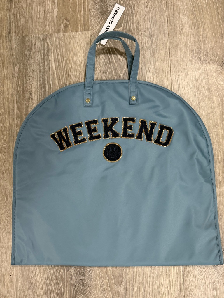 Stoney Clover Lane Garment Bag Blue Lake House Nwt Weekend Customized